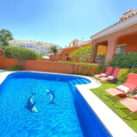 With Heated Private Pool, Sea View& Turkish Sauna * Benalmádena